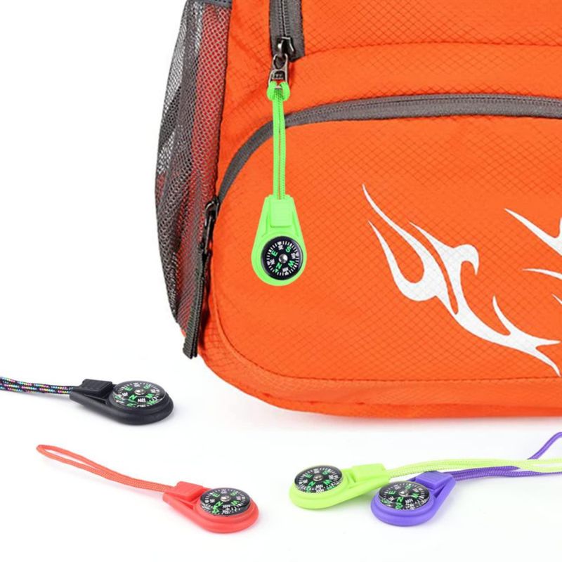 Kit de 10 brújulas mini de 20 mm para llavero LongSLong
