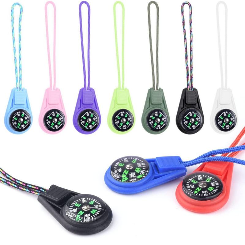 Kit de 10 brújulas mini de 20 mm para llavero LongSLong