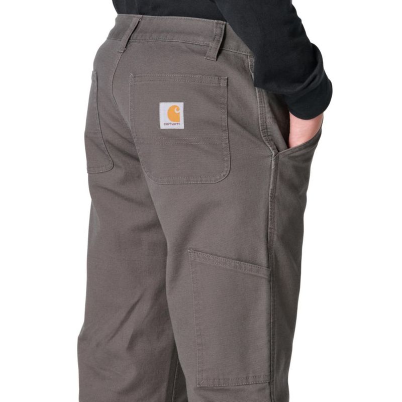 Pantalones de lona Carhartt 10 gris asfalto para niños