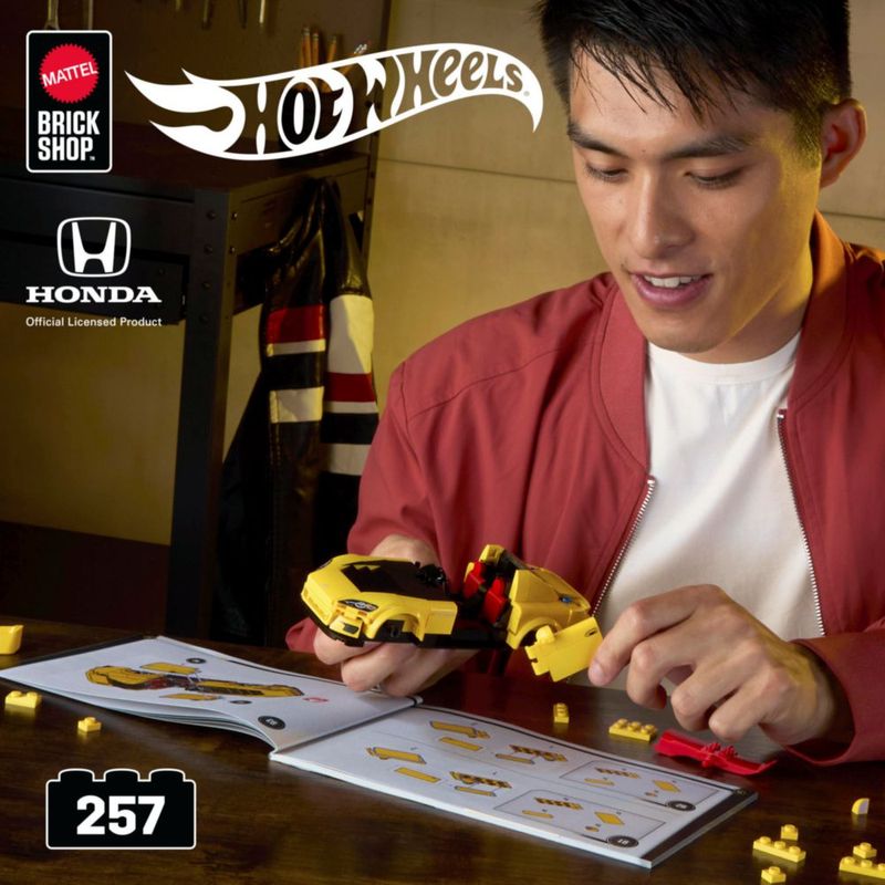 Set de Construcción Mattel Brick Shop Honda S2000 257 piezas