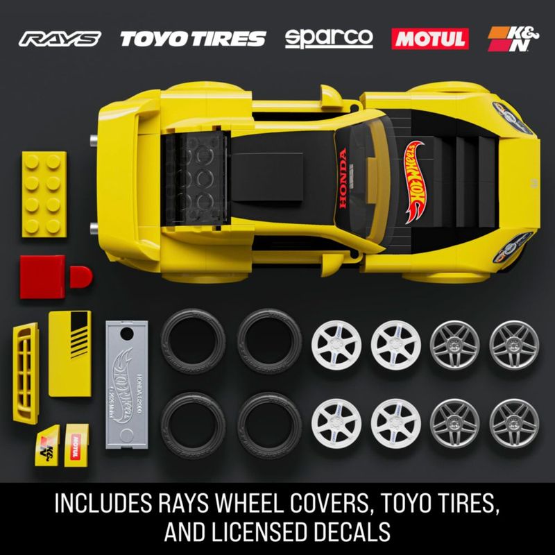 Set de Construcción Mattel Brick Shop Honda S2000 257 piezas
