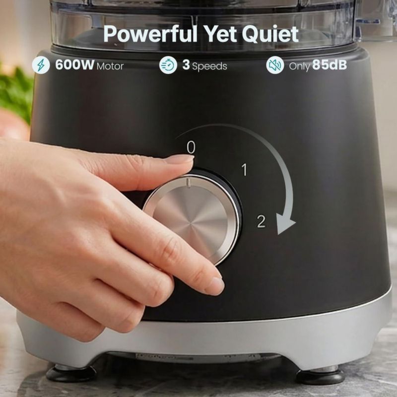 Procesador de alimentos OLIXIS 105 tazas 600 W 5 cuchillas