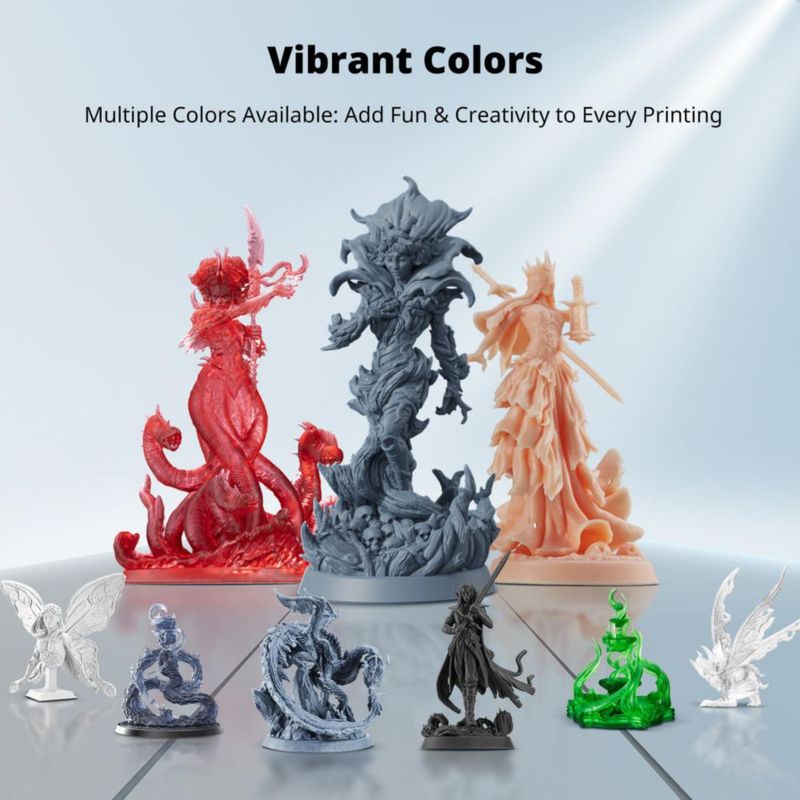 Resina para Impresora 3D ANYCUBIC 4 kg Lavable con Agua Gris
