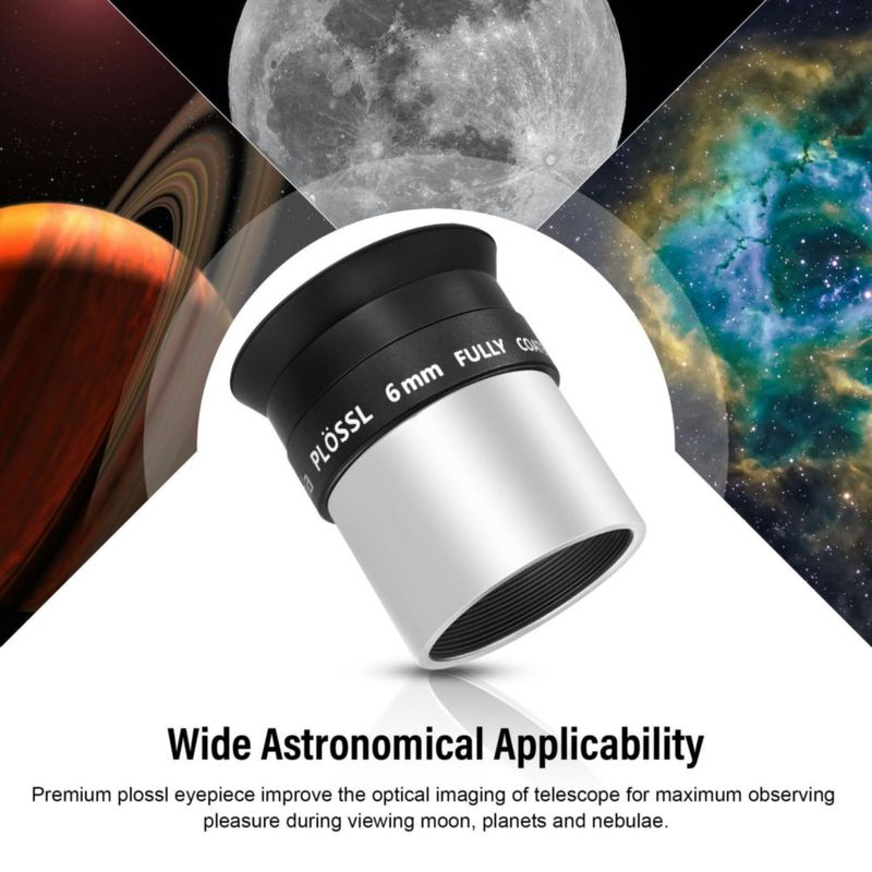 Ocular Astromania 125" 6 mm Plossl para Telescopio