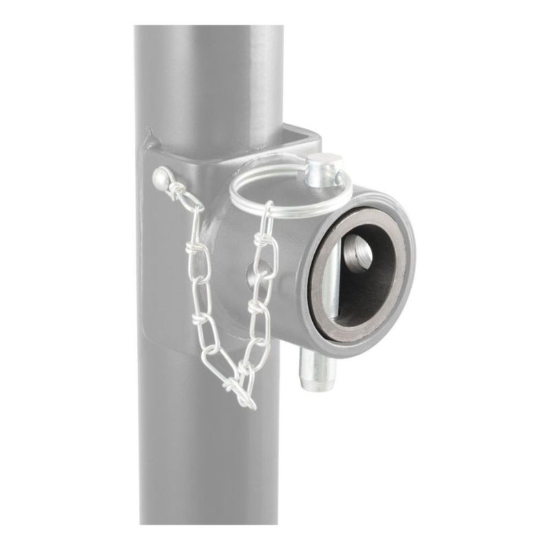 Montaje de Gato CURT con Tubo Macho de 5/8" y Orificio para Pasador