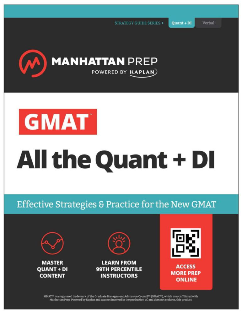 Libro Manhattan Prep GMAT Quant + DI en línea