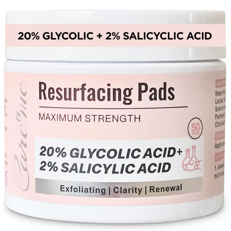 Las almohadillas exfoliantes me cuidan con ácido glicólico al 20% y ácido salicílico al 2%