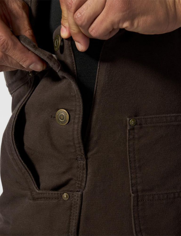Overoles Carhartt 4X Grande Marrón Oscuro Aislado