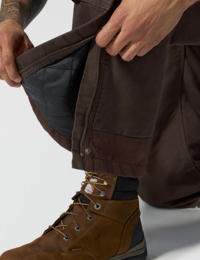 Overoles Carhartt 4X Grande Marrón Oscuro Aislado