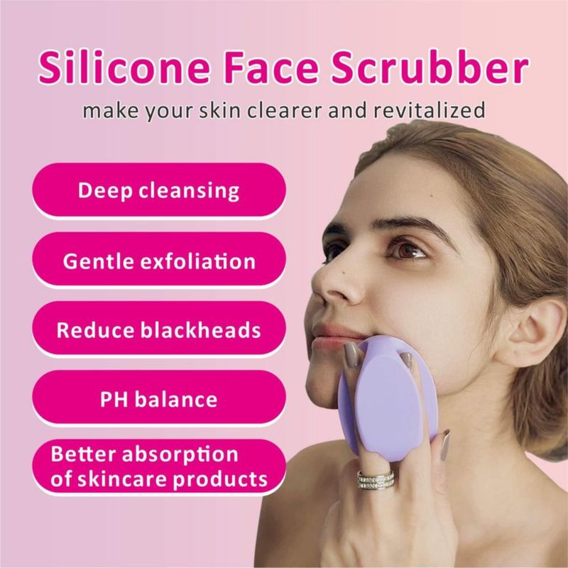 Esponja facial de silicona HIEERBUS - Pack de 2