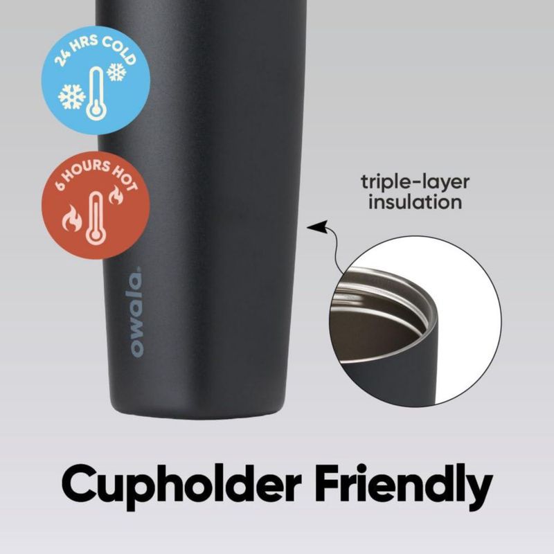Vaso para Café Owala SmoothSip Slider con Revestimiento Cerámico 600 mL