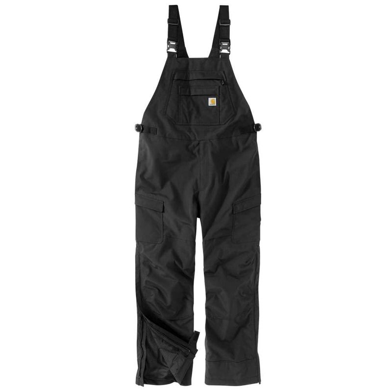 Overol Carhartt negro impermeable talla grande corta