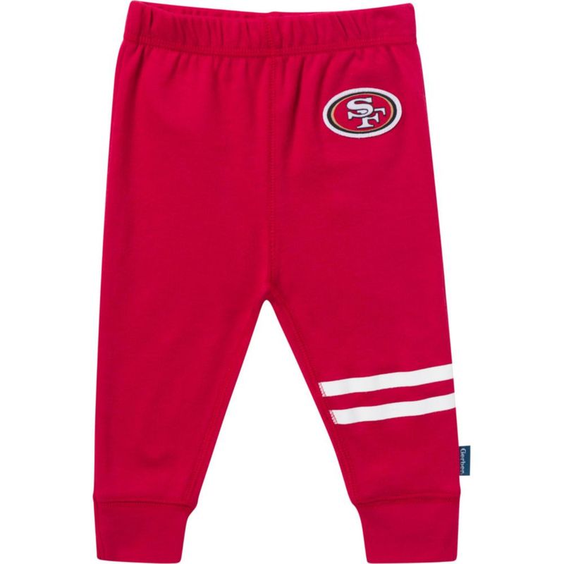 Conjunto Gerber 49ers 0‑3 meses para bebé (niño) – 3 piezas