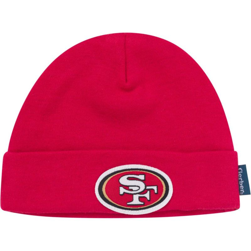 Conjunto Gerber 49ers 0‑3 meses para bebé (niño) – 3 piezas