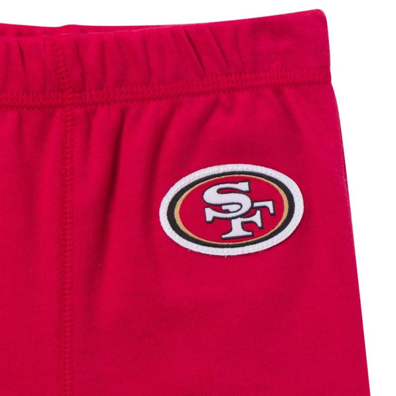 Conjunto Gerber 49ers 0‑3 meses para bebé (niño) – 3 piezas