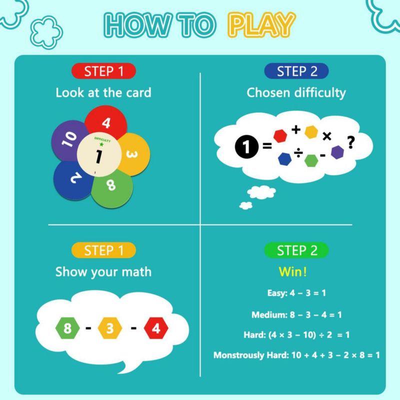 Juego de Matemáticas NONSOMPLE Sumas y Restas 6+