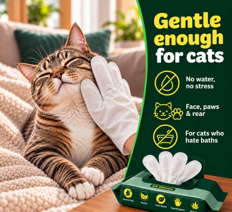 Guantes Toallitas Petazy para Perros y Gatos - Pack de 50