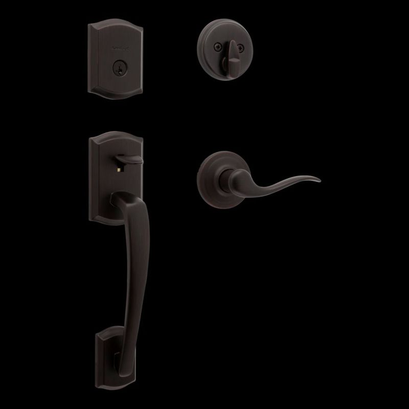 Manija y Cerradura Kwikset Venetian Bronze (Bronce Veneciano)