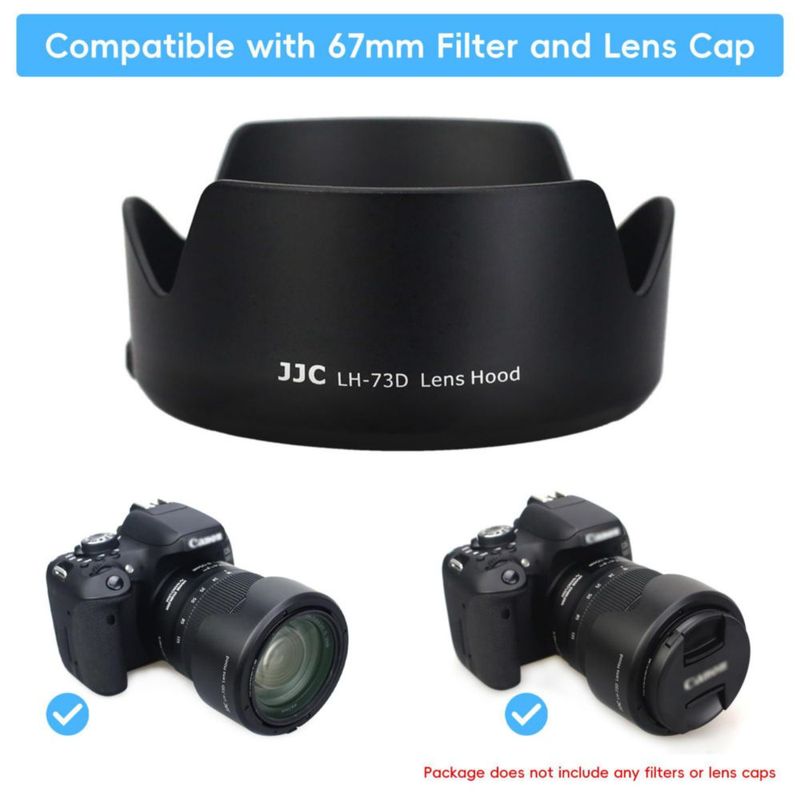 Parasol JJC EW-73D para lentes Canon RF 28-70mm y 24-105mm
