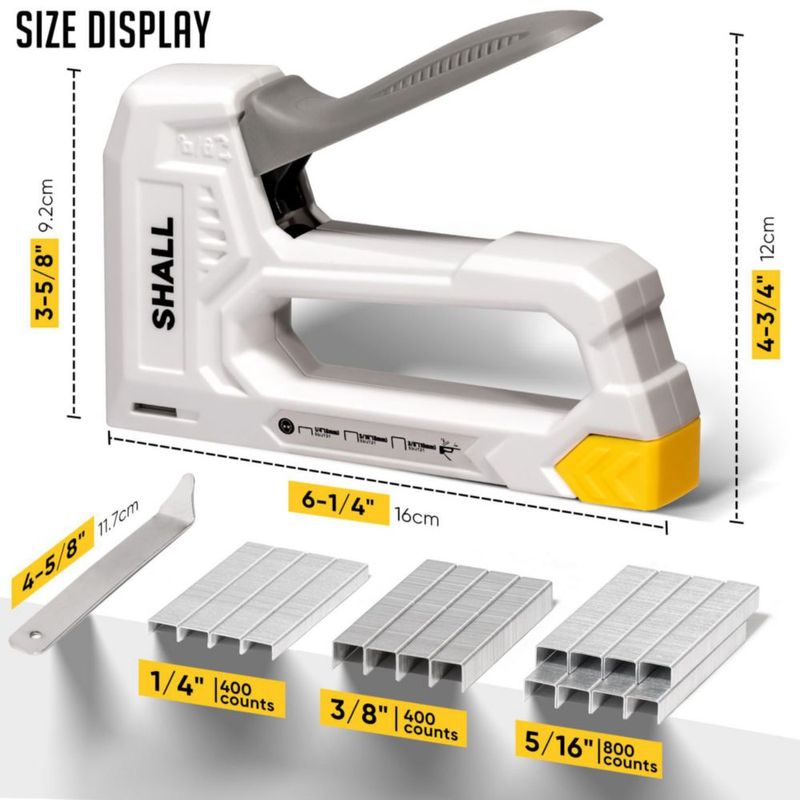 Grapadora ligera SHALL Light Duty con 1.600 grapas