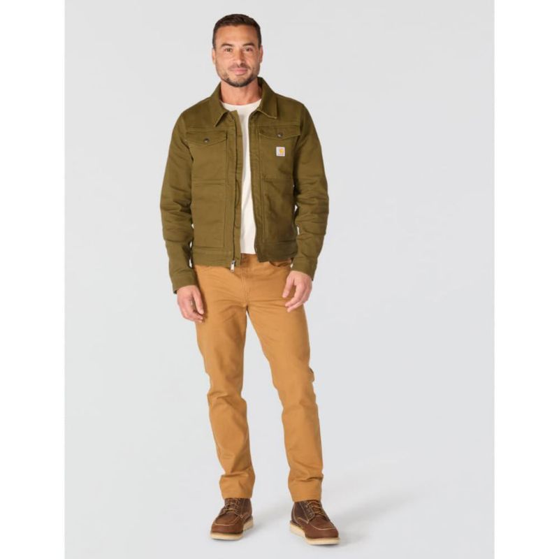 Chaqueta Carhartt Berwick para Hombre talla mediana color Burnished Logs