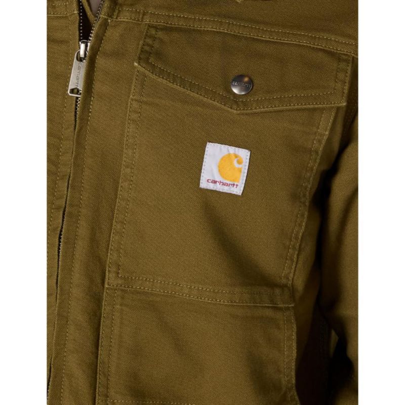 Chaqueta Carhartt Berwick para Hombre talla mediana color Burnished Logs