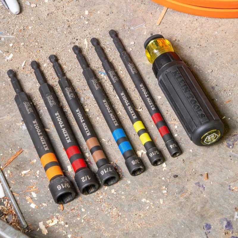 Destornillador de tuercas KLEIN TOOLS 5/16" Impact de 13 cm de alcance