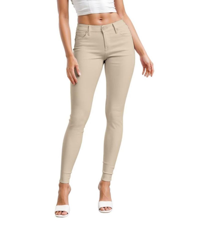 PANTALONES Hybrid & Company Skinny Leg Stone S