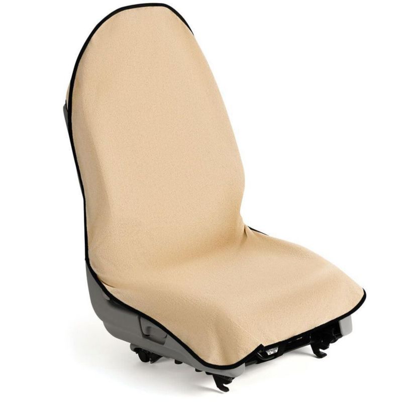 Cubierta de asiento lebogner impermeable beige de ajuste universal