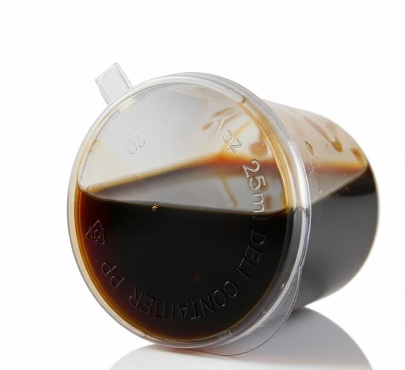 Vasos de Porción GSP 30 ml Plástico Transparente Paquete de 100