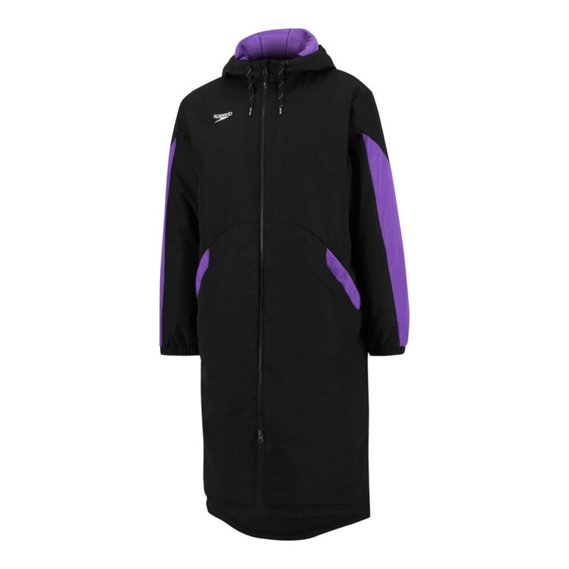 Chaqueta Parka Speedo Standard Forrada con Forro Polar Púrpura Edge XS