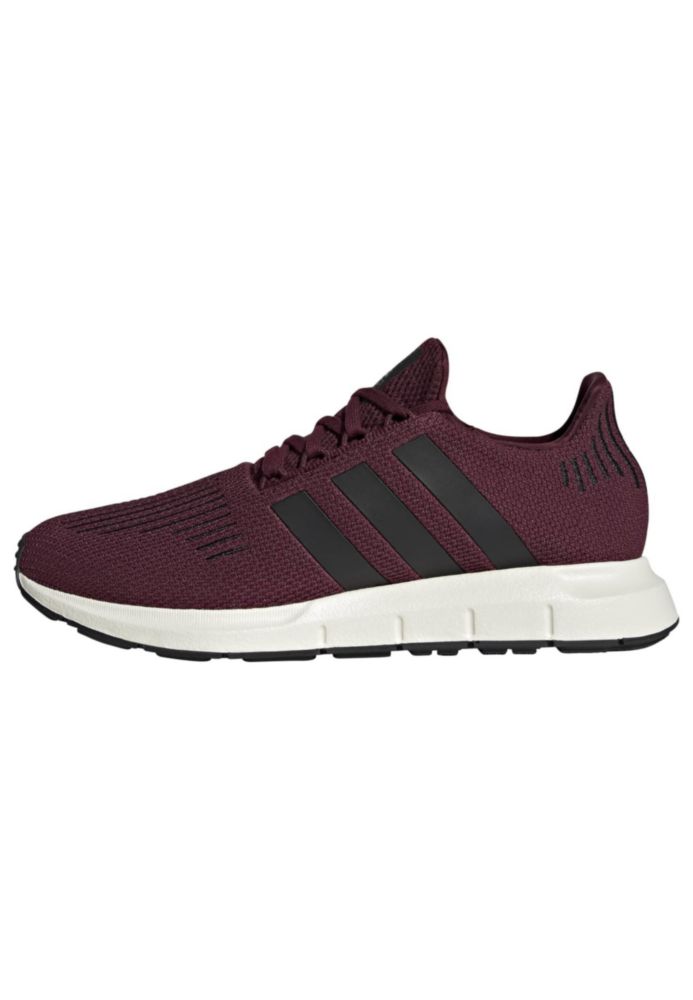 Zapatillas adidas Swift Run 1.0 Granate/Negro/Blanco roto 11 (EE. UU. Hombre)