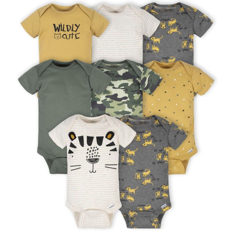 Conjunto de ropa Gerber mono de manga corta paquete de 8