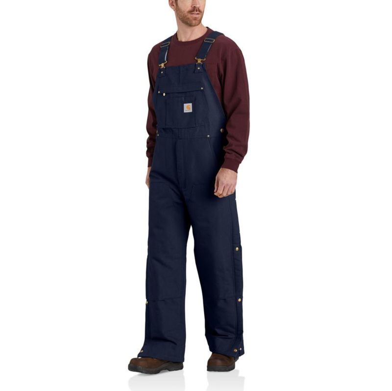Overol Carhartt Mediano Corto Azul Marino Oscuro Aislado