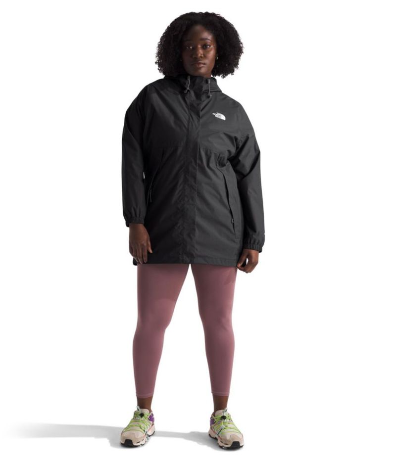 Abrigo The North Face Antora Rain Parka TNF Black 3X
