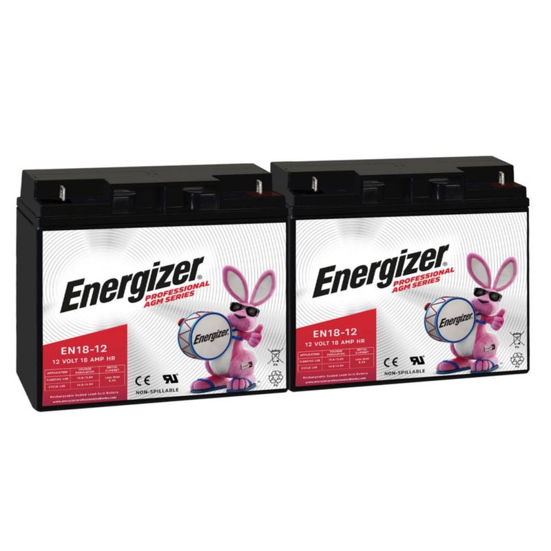 Batería Energizer EN18-12 12V 18Ah AGM (2 unidades)