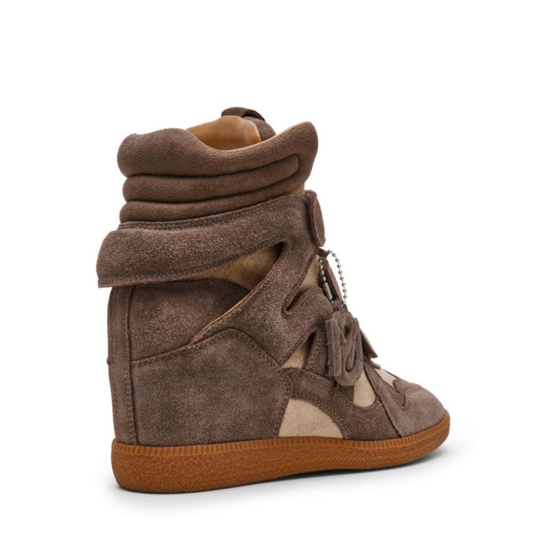 Zapatilla para mujer Steve Madden Mavis Gamuza Topo Talla 5