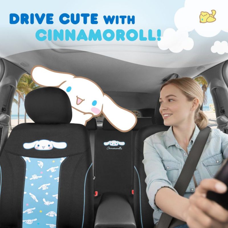 Juego completo de fundas de asiento Carbella Cinnamoroll + Alfombrillas