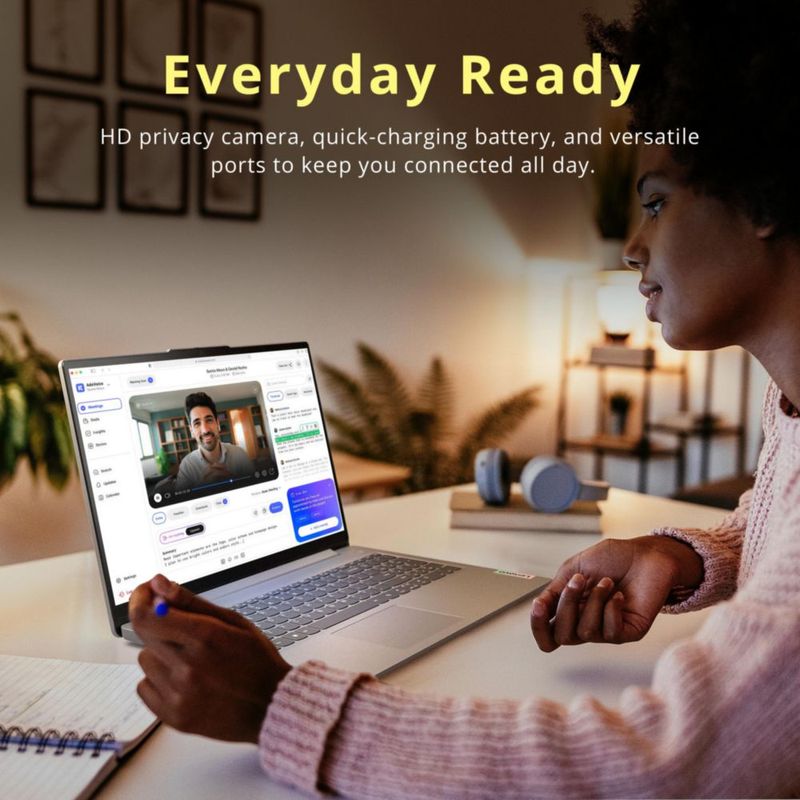 Portátil Lenovo IdeaPad 15.6" 8 GB RAM 288 GB SSD Wi‑Fi 6