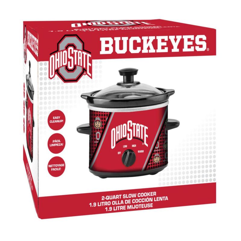 Olla de cocción lenta Uncanny Brands 2 L Mascota de Ohio State