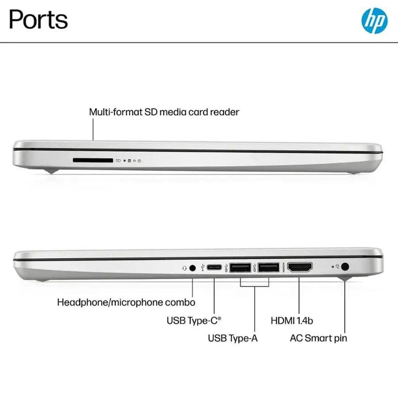 Portátil HP Stream 14" 8 GB RAM 128 GB SSD Windows 11 Blanco