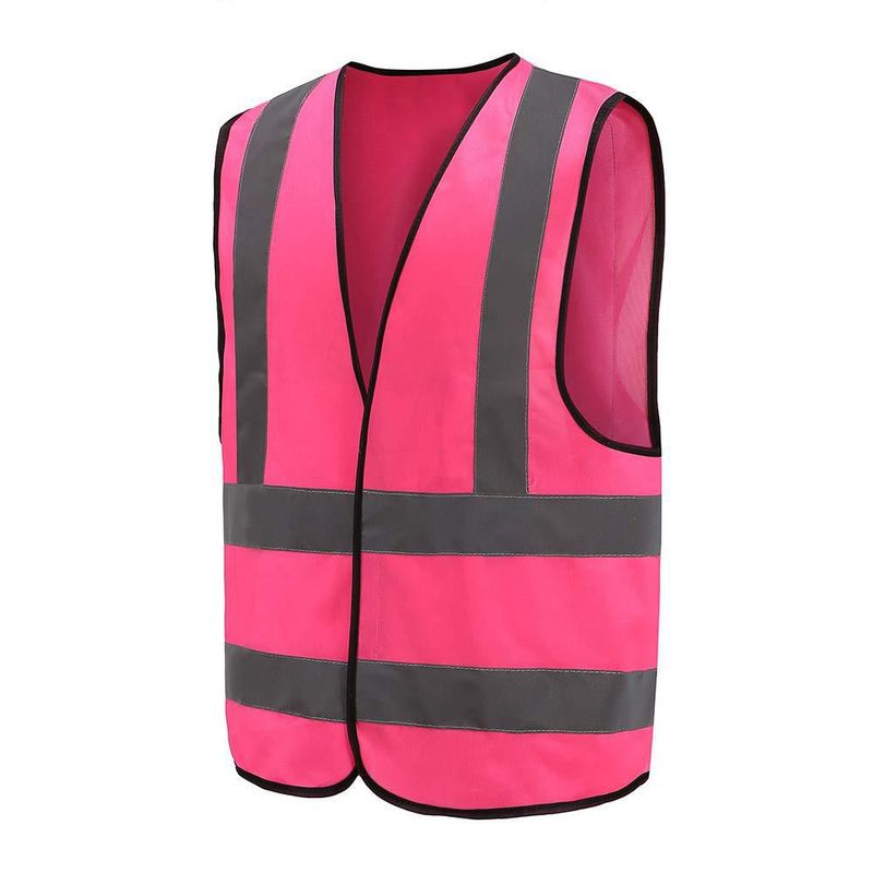 Chaleco de alta visibilidad rosa AYKRM - Ropa de trabajo reflectante