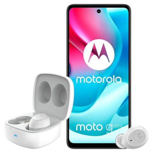 Motorola Moto G60S 128GB Libre Aqua más Audífonos