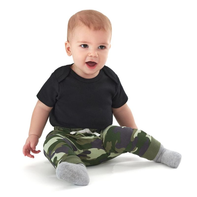 PANTALONES Gerber para Bebé Niño – Pack de 3 Jogger Camuflaje (3‑6 meses)