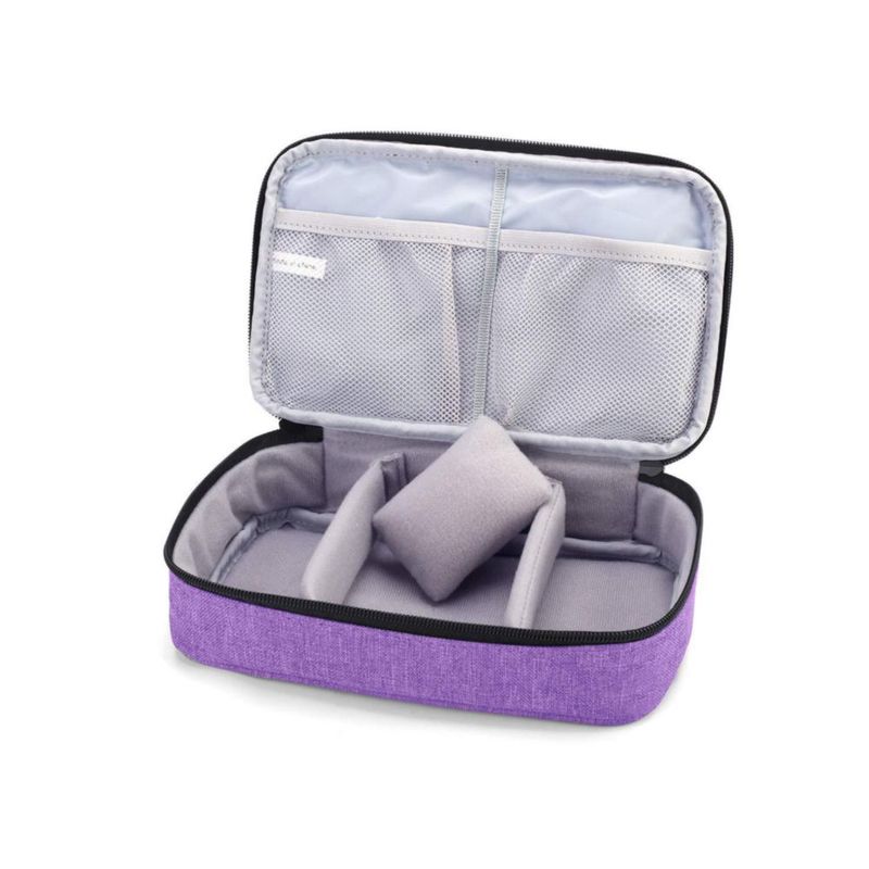 Organizador de costura LUXJA de 23 cm color púrpura de doble capa