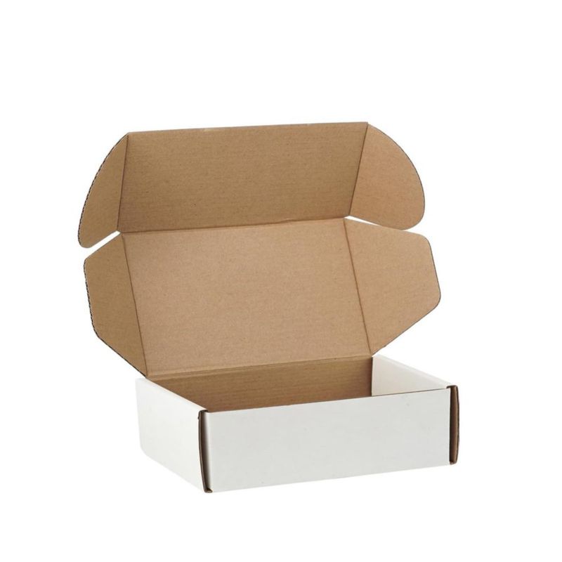 Cajas de envío Nest Gleam 15x10x5 cm paquete de 3 blancas