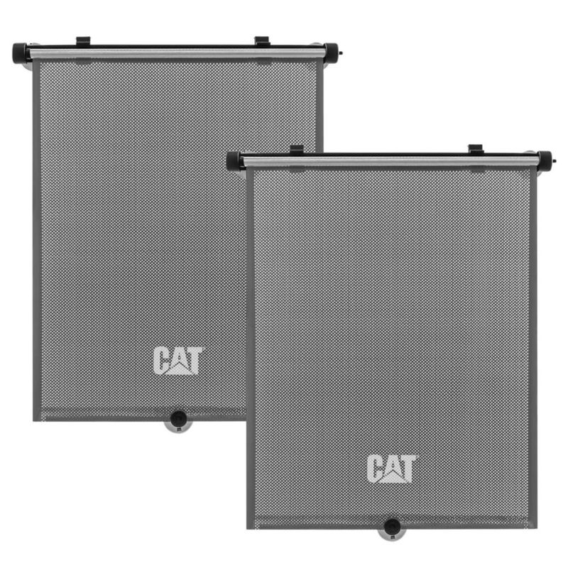 Cortina de Ventana CAT 36x48 cm Gris Pack de 2 Retráctil UV