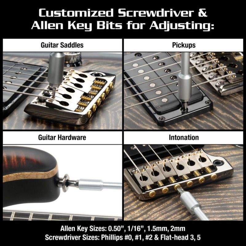 Kit de Herramientas MusicNomad 18 piezas para guitarras PRS (MN252)