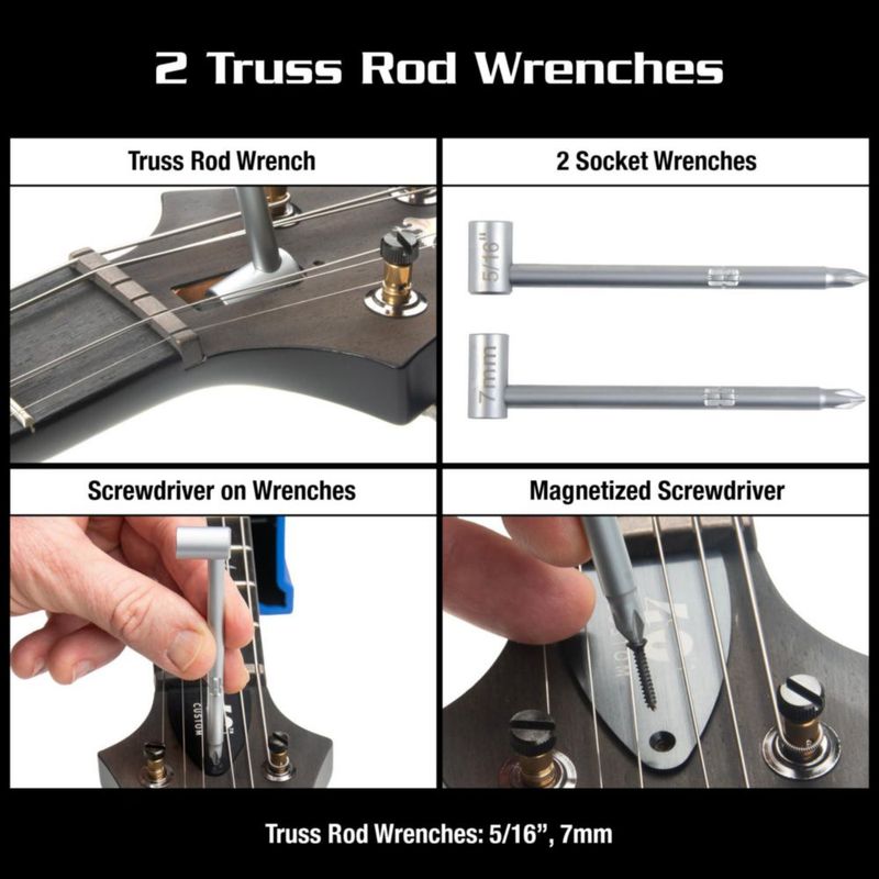 Kit de Herramientas MusicNomad 18 piezas para guitarras PRS (MN252)