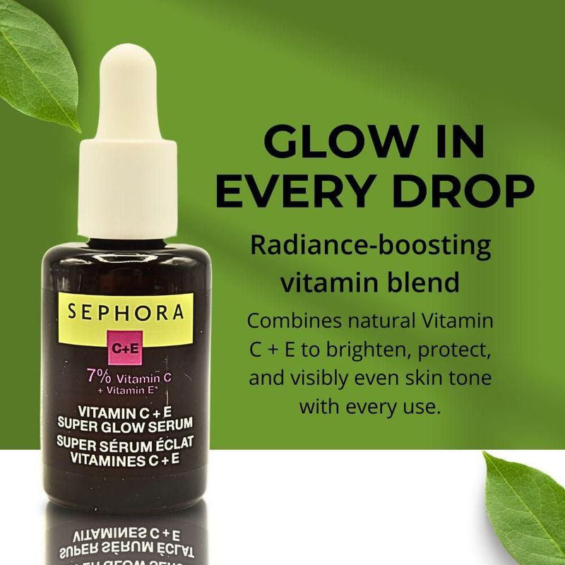 Suero facial SEPHORA 30 ml Vitamina C+E Super Glow